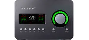photo face avant interface thunderbolt 3 apollo Arrow vu metre digital bouton de control home sutdio