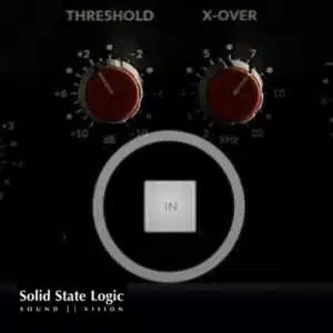 Le mode secret SSL Listen Mic Compressor avec un bouton wet / dry control.