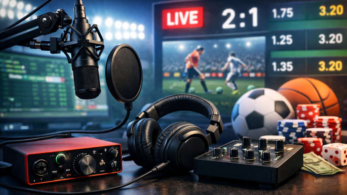 Streamer ses paris sportifs : le guide audio pour un son “pro” (sans se ruiner)