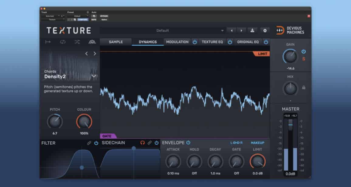 Texture de chez Devious Machines : Le plugin ultime pour donner de la vie et du relief à vos mixages