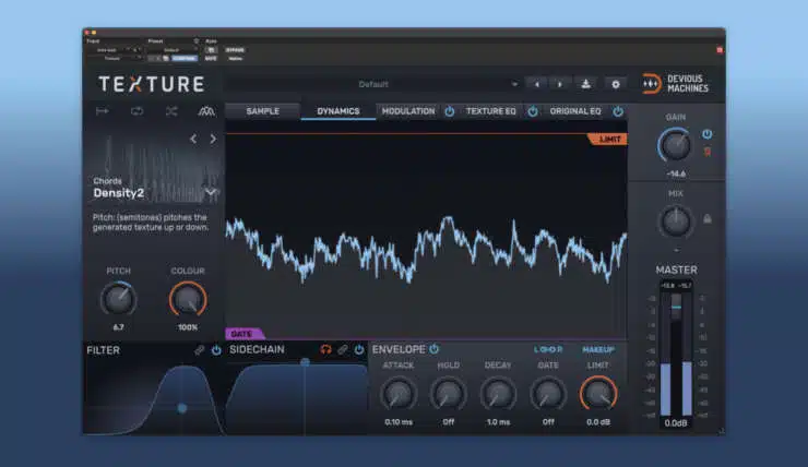 Texture de chez Devious Machines : Le plugin ultime pour donner de la vie et du relief à vos mixages